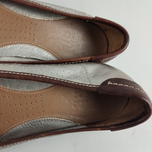 Clarks Ballet Flats Womens 5 Tan Gold Leather Ballerina Pumps Slip On Shoes - Bild 13 von 14