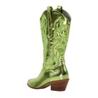 Women's Western Cowboy Boots Pull On Mid Calf Embroidery Chunky Heel Boots US9 — photo 2