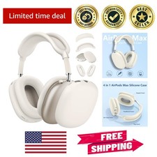 4-in-1 Silicone Case for AirPods Max USB-C 2024 - Sweat-Proof  Durable