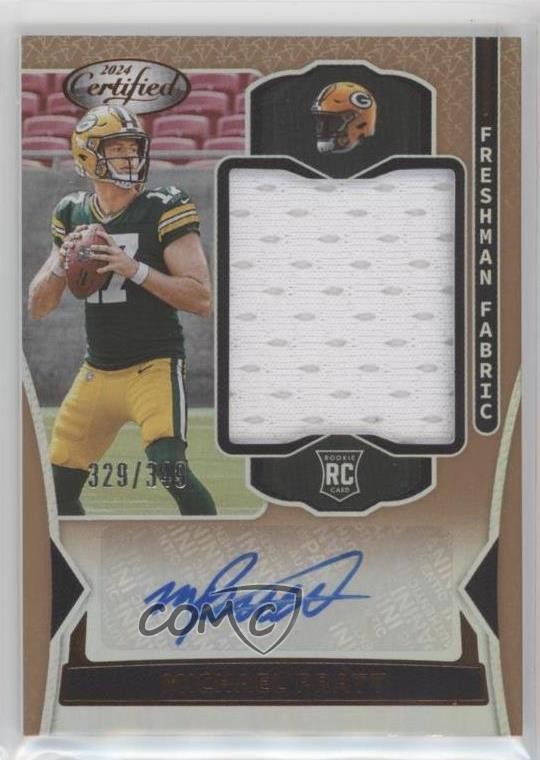 2024 Certified Bronze 329/349 Michael Pratt #FMS-MPT Rookie Auto RC 11oq