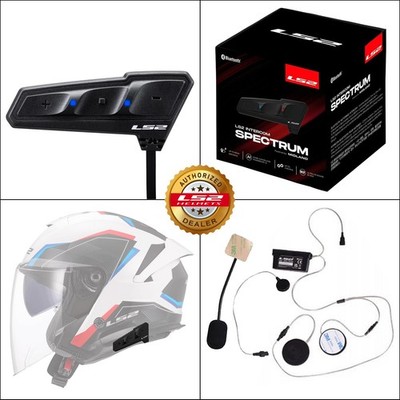 LS2 OF618 Gegensprechanlage Bluetooth Spektrum Universal Motorrad passend für LS2 Verso II