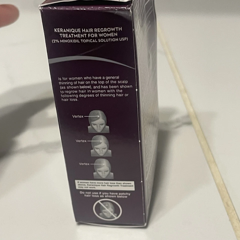 Keranique女士头发再生治疗2%米诺地尔3个月供应过期 — 第 2/4 张图片