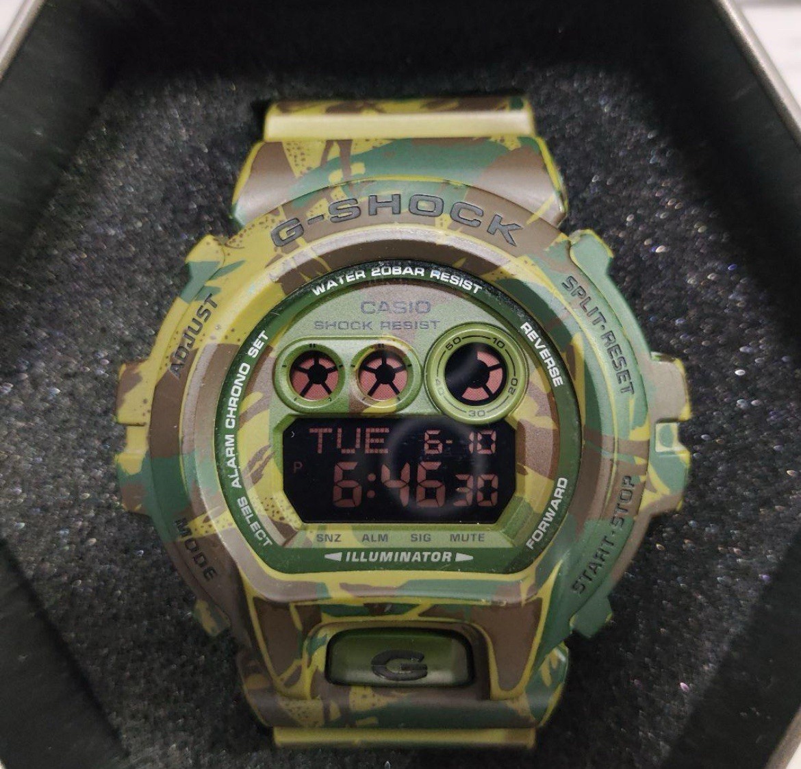 CASIO GD-X6900CT Camouflaged 未使用 Casio G-Shock Camouflage Digital Dial Multi Quartz Men's