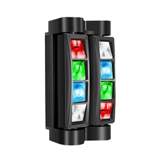 DJ Lights RGBW 4-in-1 Stage Lights LED Spider Moving Head Light Sound Activat...