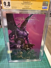 GARGOYLES #1 VIRGIN VARIANT COVER B CGC 9.8 SS SIGNED BY CLAYTON CRAIN INFINITY