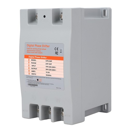 2 To 4 Horsepower Single Phase To 3 Phase Converter Digital Phase Shifter Spare - Picture 6 of 12