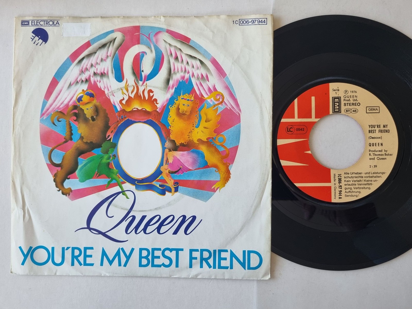 Queen/ Freddie Mercury - You're My Best Friend/ '39 7'' Vinyl Germany