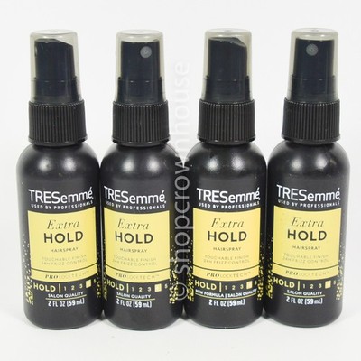 4 TRESemme Extra Hold Non Aerosol Hairspray Touchable Finish Spray 2 fl oz