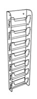 Post Card Holder | Wall Mounting Acrylic Post Card Rack | 7 Tier Post Card Rack Post Card Holder | Wall Mounting Acrylic Post Card Rack | 7 Tier Post Card Rack