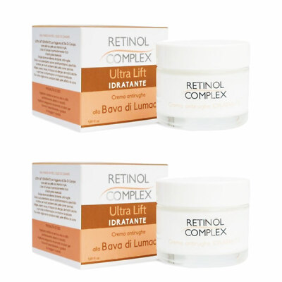 2 Stück Ultra Retinol Complex Gesichtscreme Anti-Falten Schneckenschleim 50 ml MI-101