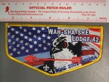 Boy Scout OA 42 Wah-sha-she flap 1409NN