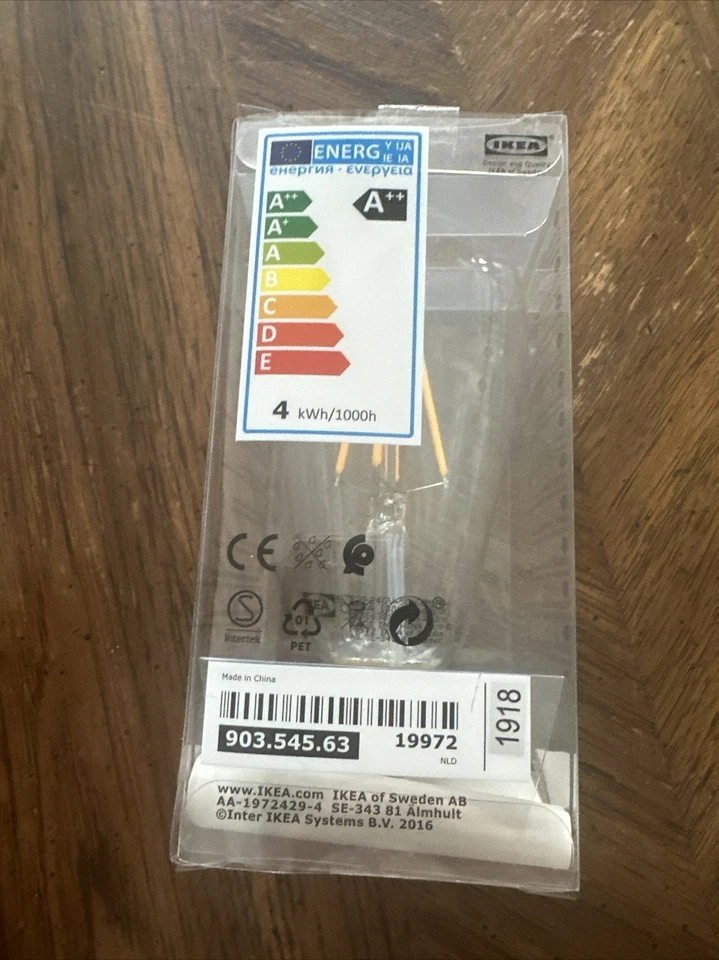 LUNNOM - 603.450.23 - LED bulb E26 400 lumen, dimmable, tear drop shape - Image 3 of 4