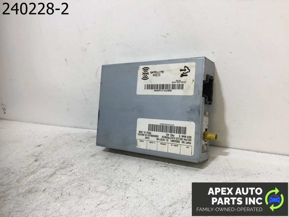 原始设备制造商 2007 凯迪拉克凯雷德 ESV XM 卫星无线电通信控制模块 — 第 3/4 张图片