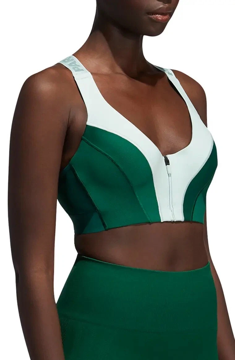 ADIDAS X Ivy NEW Bra XL | Support Zip Sports Dark Park Medium OUT Green SOLD eBay Size