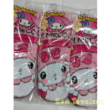 Sanrio Socks My Melody Fluffy Bunny Polyester Elastic 22-24cm Kids Gift JP