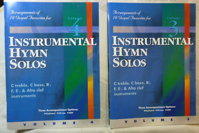INSTRUMENTAL HYMN SOLOS - VOLUME 3 and 4: 20 GOSPEL FAVORITES. 18137 ...