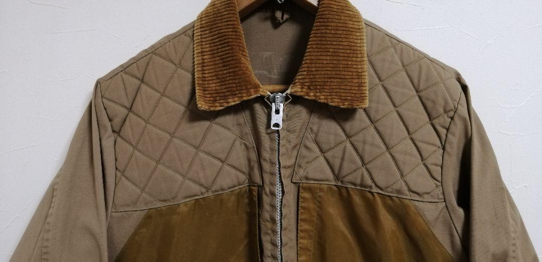 70s Hunting Jacket, Talon Zipper, Short Length, Beige, Men's, From Japan, y4288 70s Hunting Jacket, Talon Zipper, Short Length, Beige, Men's, From Japan, y4288