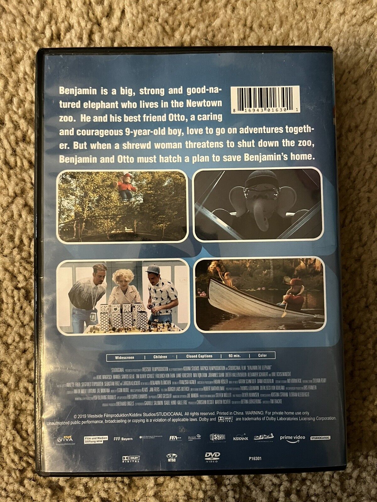 Pre-owned - Benjamin the Elephant - Series (Vol. 1) - 2-DVD Box Set (  Benjamin Blmchen ) ( The Polar Adventure / The Marmots / Benjamin The  Superelephant / Benjami [ NON-USA FORMAT, PAL, Reg.2 I 