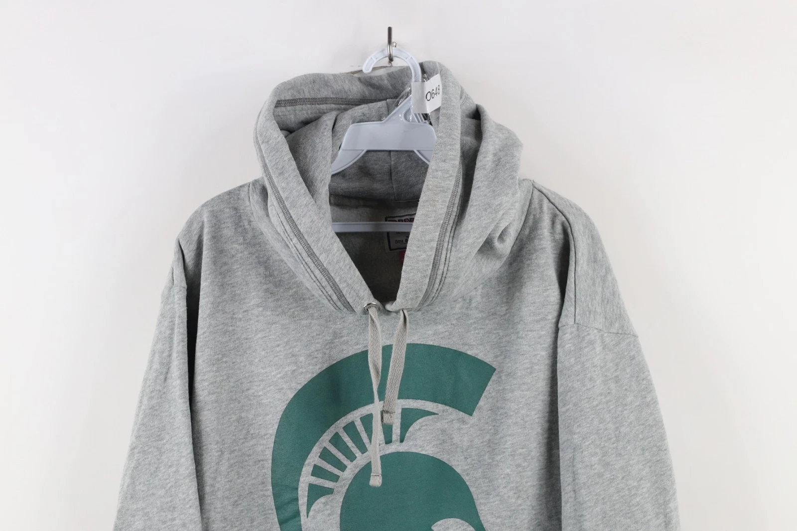 UNDERCOVER Felpa con cappuccio rosa Victorias Secret da donna grande Spell Out Michigan State University