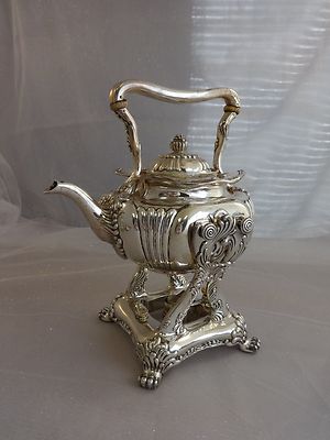Tiffany and Co Sterling Silver Tea Set w/ Chrysanthemums 6pc One