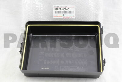 8267760040 Genuine Toyota COVER, JUNCTION BLOCK, UPPER NO.2 82677