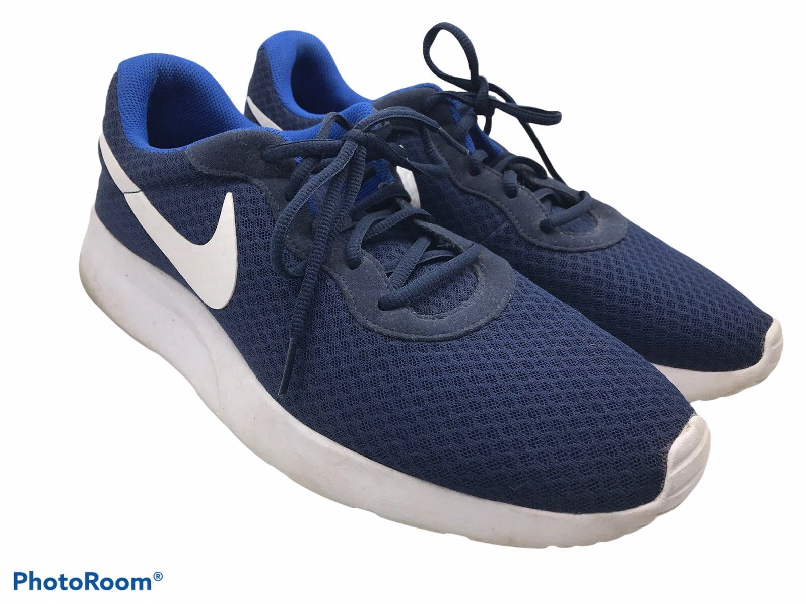 Nike Tanjun Midnight Navy Blue Comfort 812654-414 Size 13