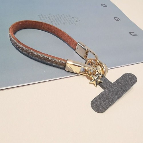 Rhinestone Leather Durable Portable Pendant Chain Mobile Phone Case - 第 13/16 張圖片