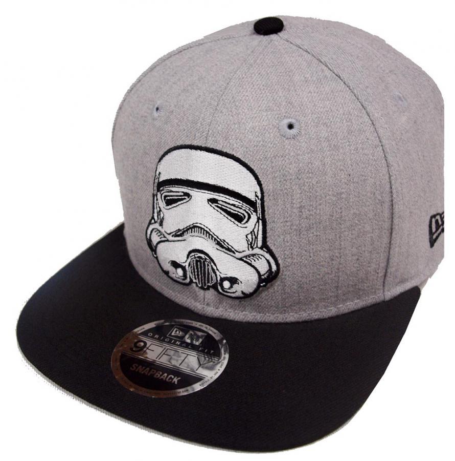 New Era Storm Trooper Heather Grey Snapback Cap 9FIFTY 950 Limited
