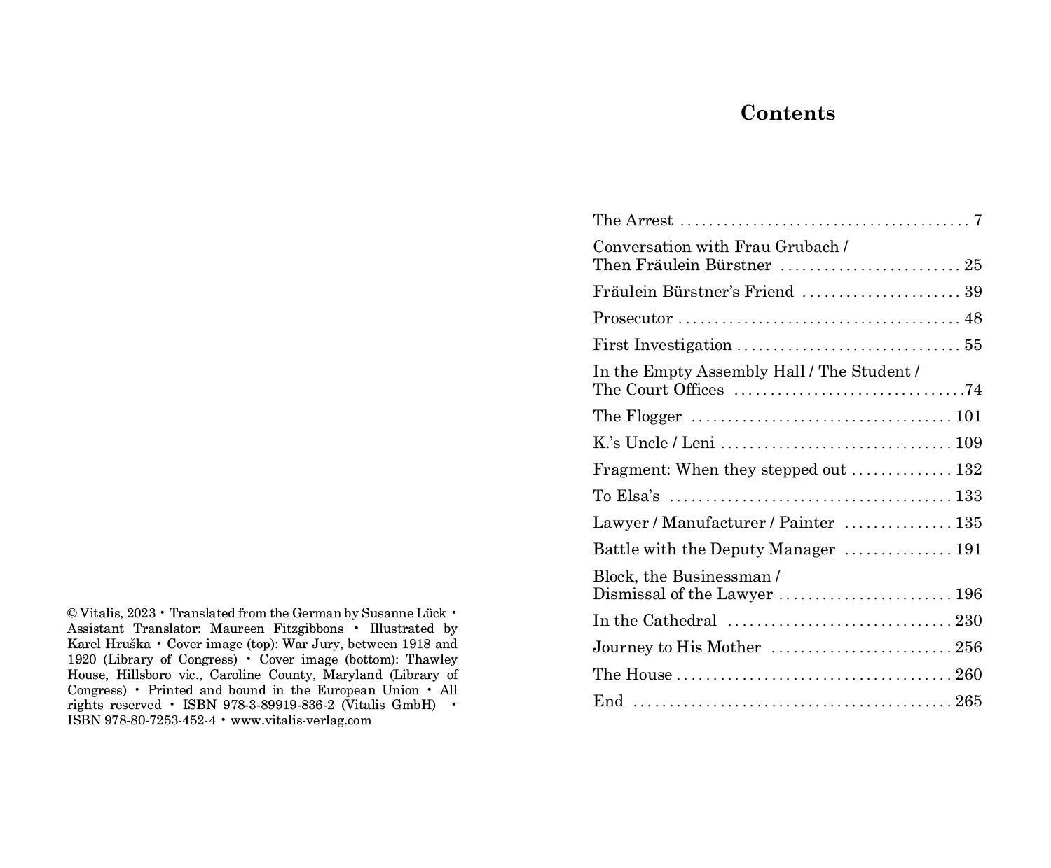 Thumbnail - Franz Kafka / The Trial9783899198362