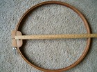 22" Hoop Wood-Templates-Floss Lot-Hoop Craft Learn a Craft-Cross Stitch Kit — photo 8