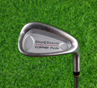 Silver Diamond Copper Plus PW Pitching Wedge Steel Shaft Right Hand VGUC