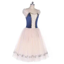 Ladies Off Shoulder Ballerina Dance Costume Ballet Dress Romantic Tutus Party