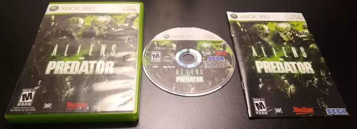 Aliens vs Predator Microsoft Xbox 360 2010 Complete w/ Manual Tested  10086680423