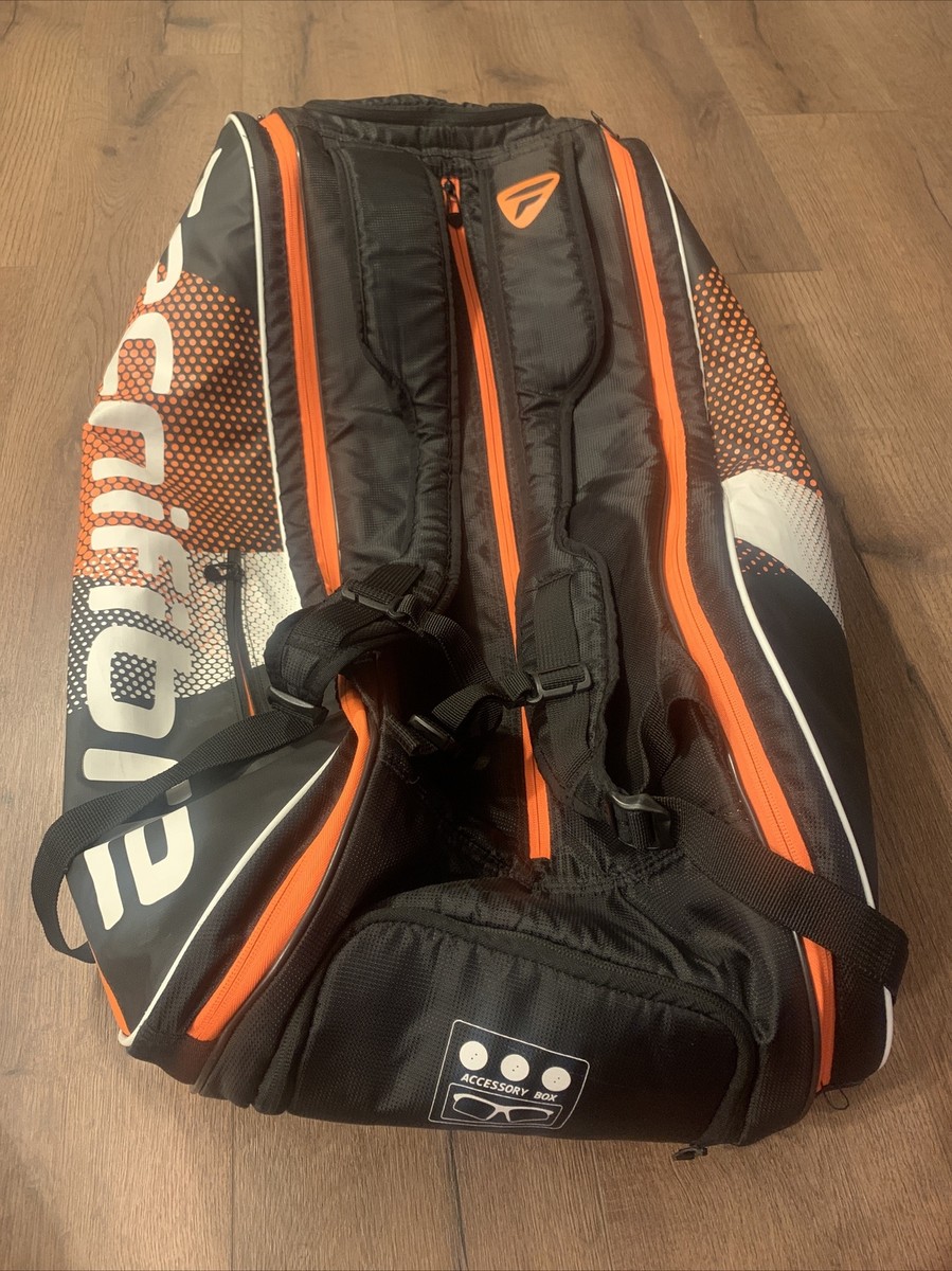 Tecnifibre Air Endurance 12rラケットバッグ Tecnifibre AIR Endurance 12R Unisex Adult Tennis Bag Black