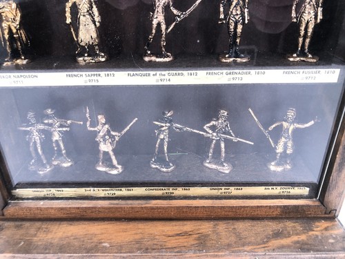 Estatuillas de soldado de juguete tono dorado estaño plomo 50/50 todo metal miniaturas de 2,5" - Imagen 19 de 19