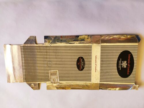 SOBRANIE OF LONDON PACCHETTO SIGARETTE EMPTY VUOTO CIGARETTES PACKET TOBACCO - Picture 1 of 1