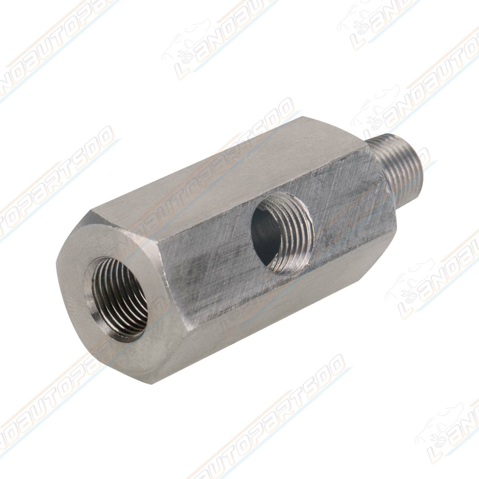 1/8" BSPT Oil Pressure Sensor Tee to NPT Adapter Turbo BSPT Adapter Engine Gauge