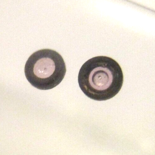 2 WALTHAM 12-6-0 SIZE #8252 - LOWER POCKETWATCH BALANCE JEWELS HOLE 10 BB-512 - Picture 1 of 2