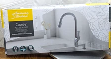 American Standard Copley Stainless Steel pull down kitchen faucet w/Soap $229