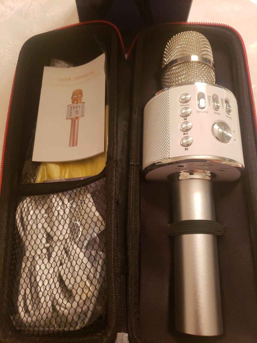 Bonaok Karaoke Machine Q37 Wireless Microphone And Hifi Speaker