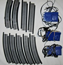 HO Scale Train Track Assortment with 3 Transformers - Lot of 86 Pieces