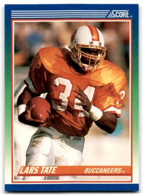 1990 Score Lars Tate Tampa Bay Buccaneers #62 | eBay