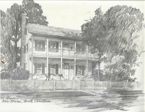 New Bern, NC four prints- Tyron Palace, Jones, Stevenson, & Stanley Houses ML - Picture 3 of 4
