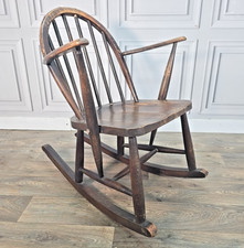 Vintage Ercol Rocking Chair -Windsor Mid Century Retro Rocker F182 - CC41 