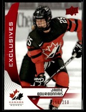 2019-20 Upper Deck Team Canada Juniors Exclusives Jaime Bourbonnais 108/250 #58