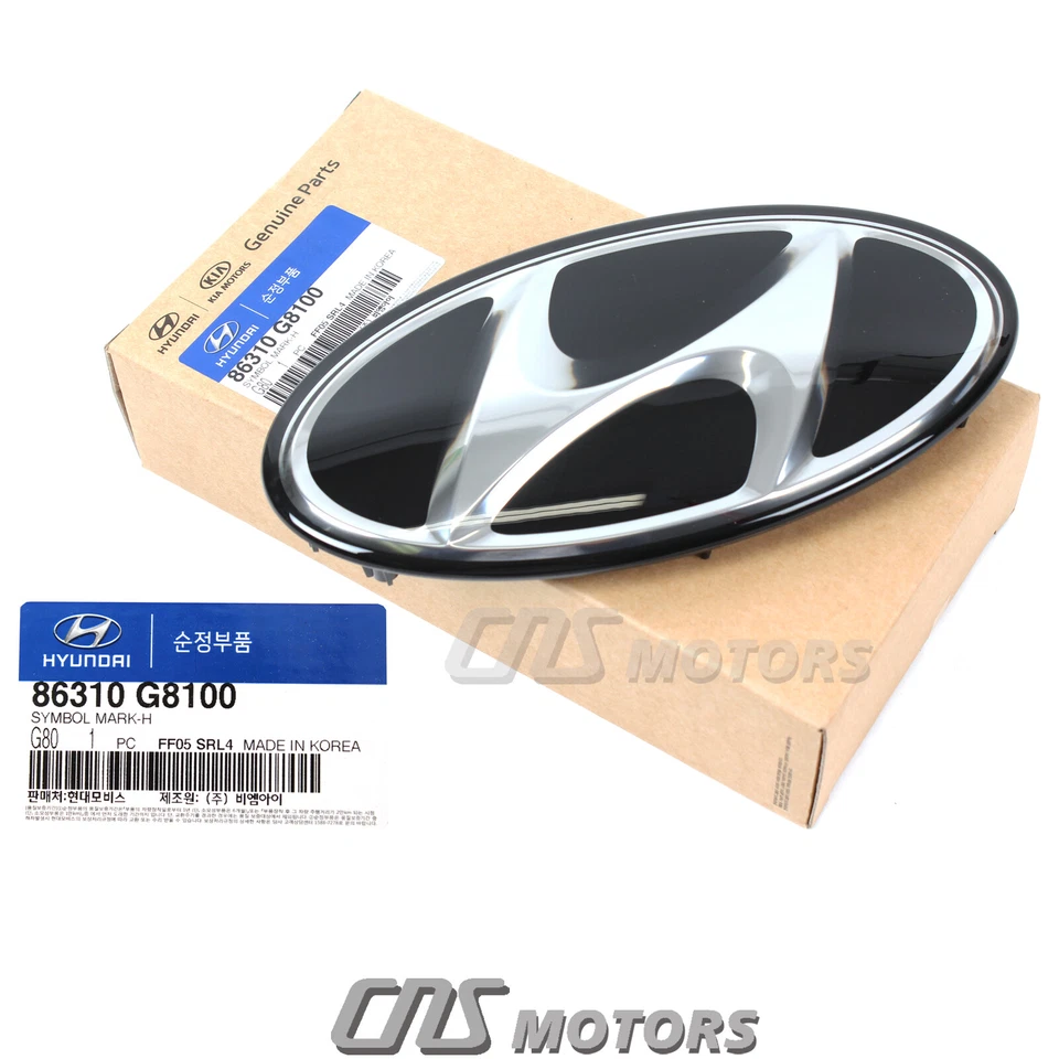 GENUINE Emblem Front Grille Logo "H" Ornament Fits HYUNDAI SONATA 2018-2019⭐⭐⭐⭐⭐ - Image 2 of 4
