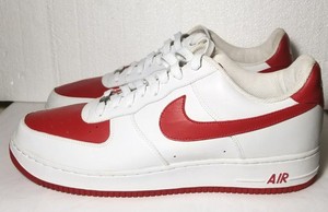 NIKE AIR FORCE 1 One Low Sz 14 Varsity RED WHITE RETRO VTG MEN'S NIKE AIR FORCE 1 One Low Sz 14 Varsity RED WHITE RETRO VTG MEN'S