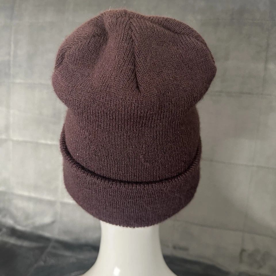 Sombrero Carhartt Scully Gorro con Puños Unisex Borgoña Adulto OSFA - Hecho en EE. UU. Foto 3 de 4