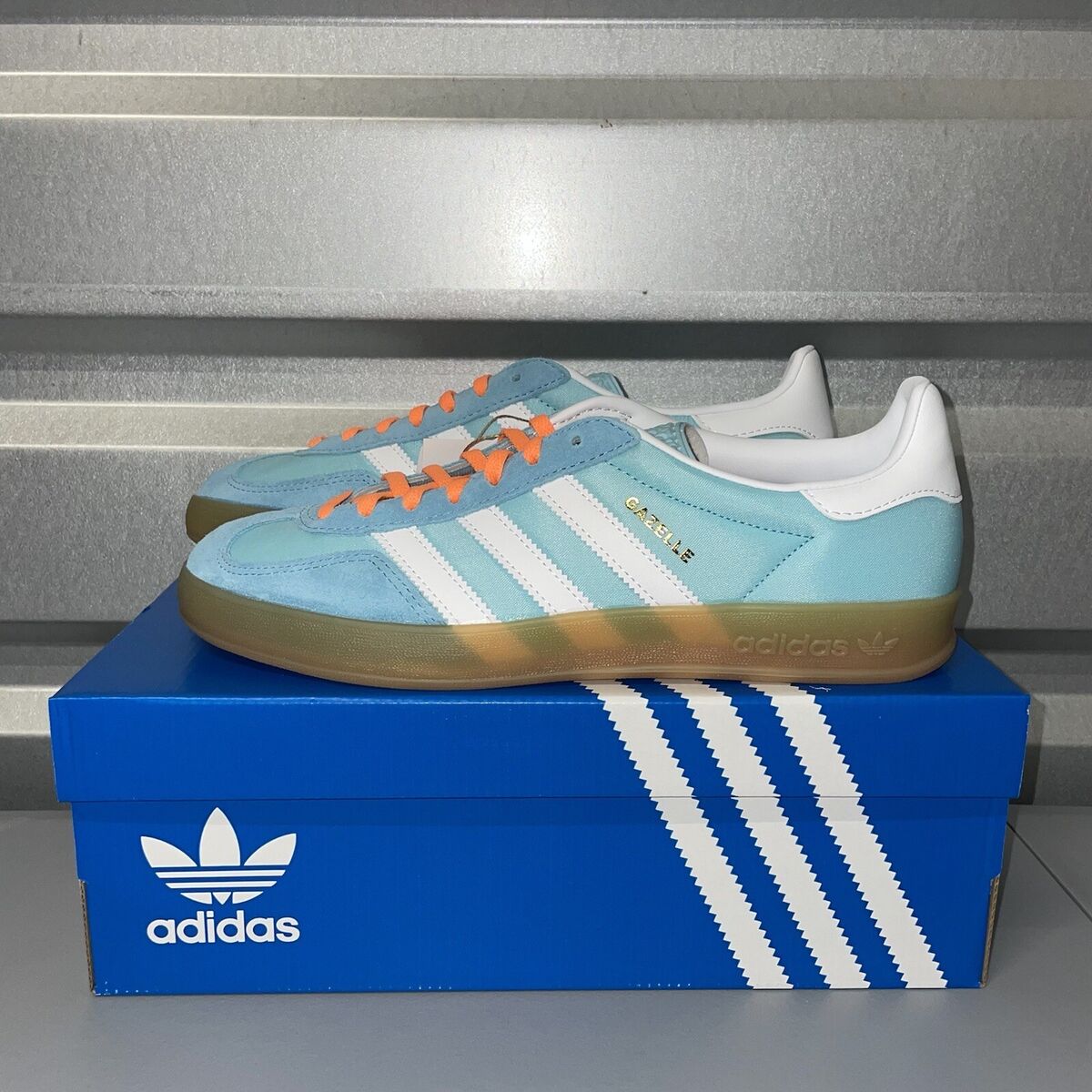 Casi muerto Punto de exclamación hogar Adidas Gazelle Indoor Light Blue Athletic Shoes Trainer HQ9017 Men&#039;s  Size 9-13 | eBay