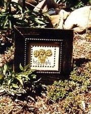 BROCCOLI-CROSS STITCH SAMPLER CHART-EWE & EYE & FRIENDS